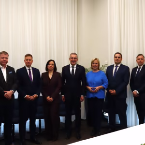 Representatives after signing the clean industry agreement